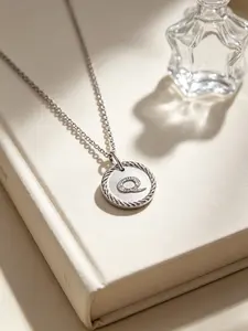 2026  Original New Trend Retro Design DYXL-01Q Letter 10mm Necklace for Women Fashion High-Quality Jewelry Accessories Gift
