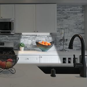 T01L LED Closet Light, Super Bright 20 LED Under Cabinet Lighting Battery Powered/DC Input Wireless Motion Sensing Light, Auto On Off Switch, Motion Sensor & Light Sensor, Light Beam Adjustable