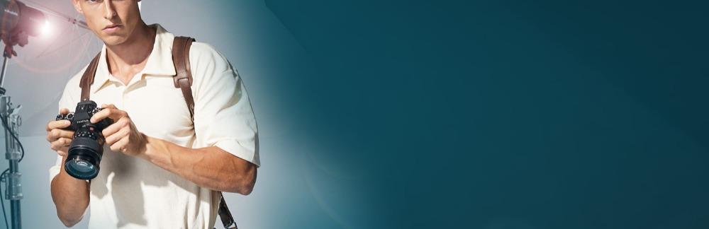 L-WCP012   Black Striped Camera Strap - 1.5" Wide Vintage Crazy Horse Cowhide Head Cotton Straps,Adjustable Neck Shoulder Woven Camera Straps for All DSLR Cameras and Photographers Christmas gift