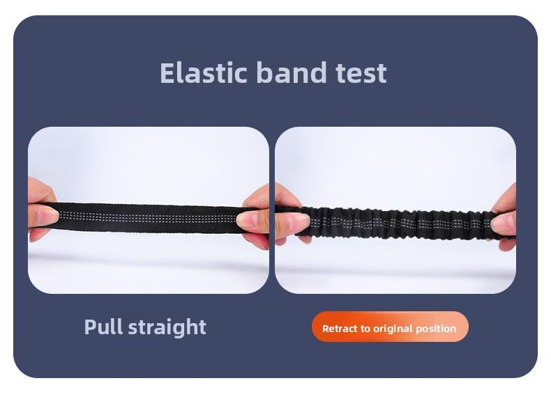 Dog Car Safety Seatbelt, Retractable Bungee Dog Leash, Shock Absorbing Reflective Safety Leash with Steel Buckle, Adjustable Length 20.87-29.53in for Pet Travel, Heavy Duty Vehicle Restraint for Small Medium Large Dogs, Anti-Pull Comfort Walking Leash