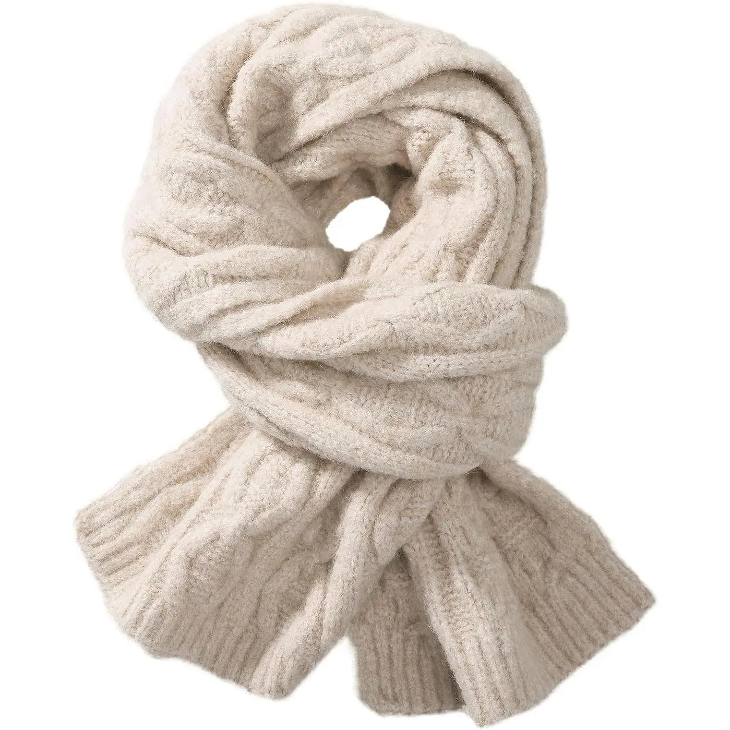 Scarf for Women Winter- Warm Thick Knit Winter Scarf for Women Wraps Chunky