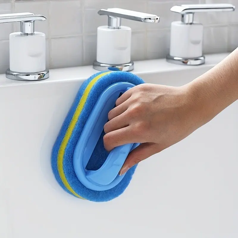 Magic Cleaning Sponge, Battery-Free Multi-Surface Cleaner, Ideal for Kitchen, Bathroom, Glass, Walls, Tiles & Cars, Perfect Holiday Gift, Scrub Sponge