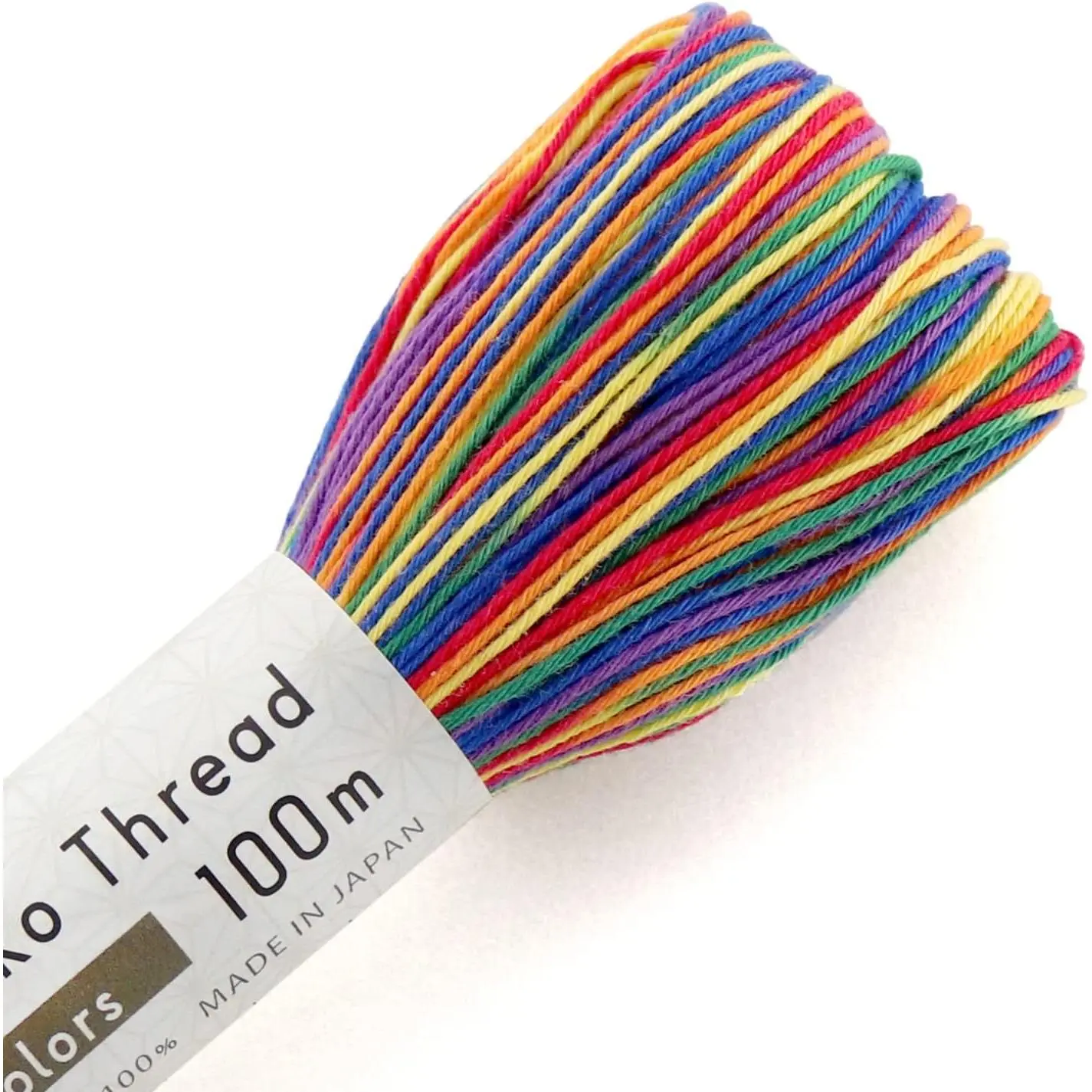 Thread  sashiko Thread 111 yd  Quilting Boro Embroidery (301 Rainbow)