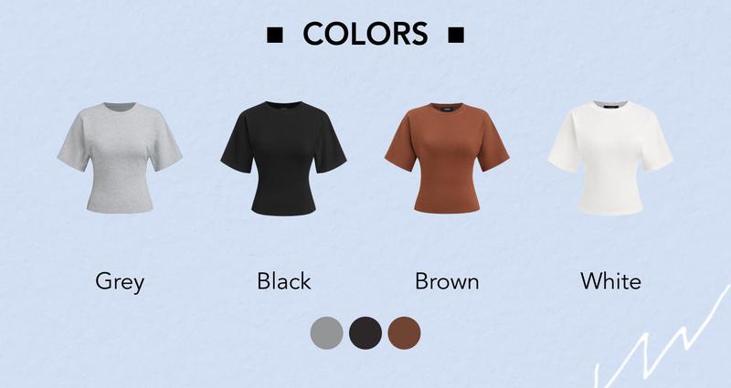 Cider 100% Cotton Round Neckline Tee