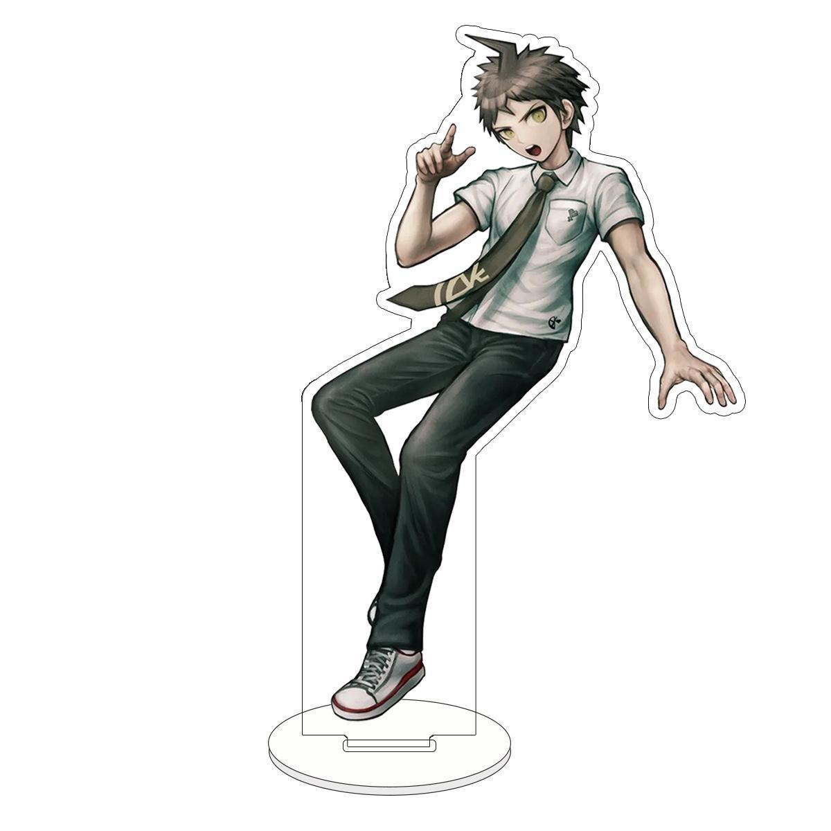 （Free shipping）Anime Game Danganronpa Figure Nagito Komaeda Kirigiri Kyouko Togami Byakuya Cosplay Acrylic Stand Model Prop Fans Birthday Gifts