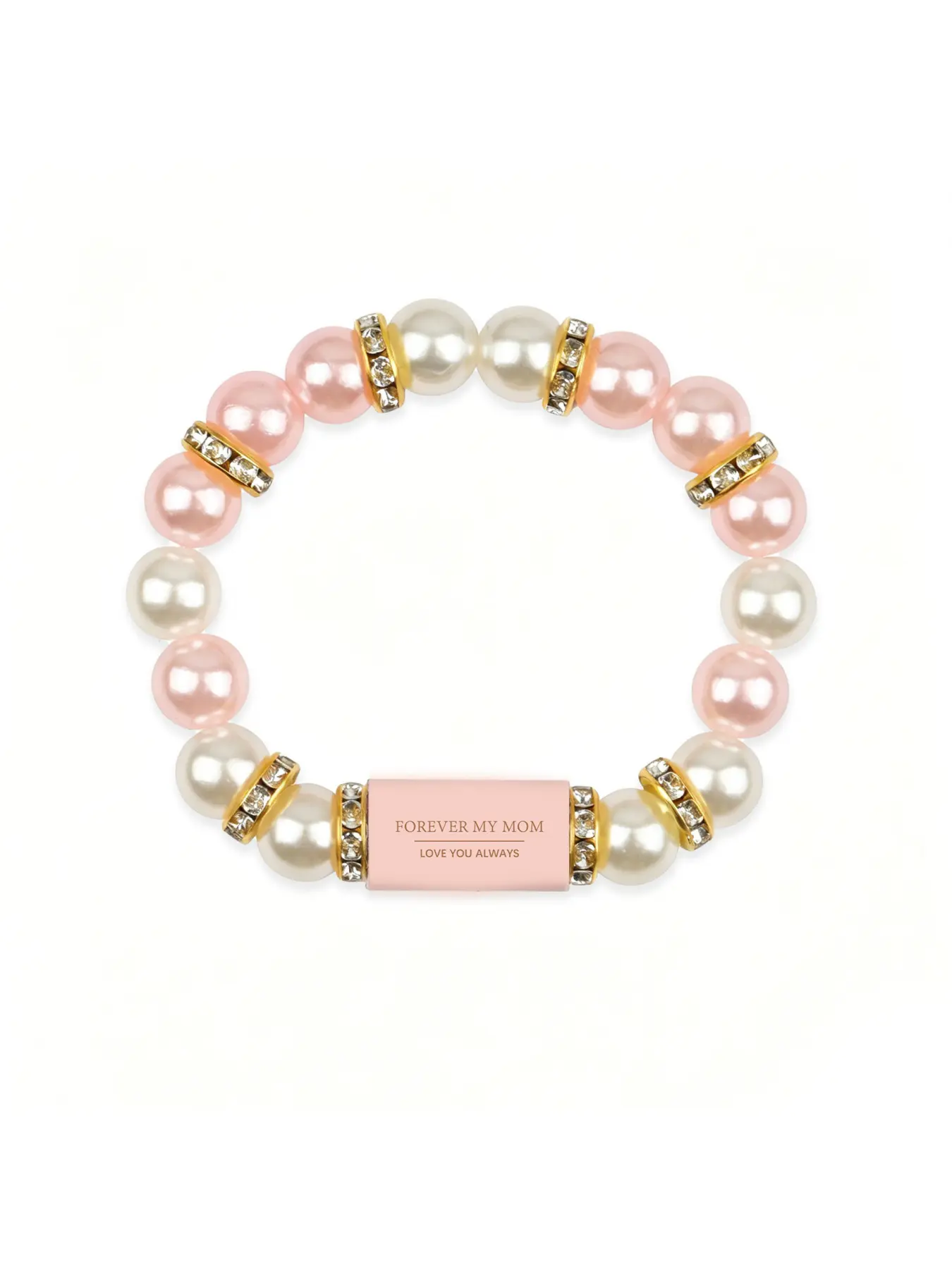 US Flag Bracelet Commemorative Gift Positioning Chalcedony Tube Drill Ring Bracelet 250th Anniversary Commemorative Bracelet of the US