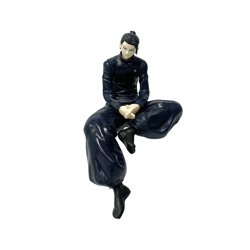 Gojo x Geto JJK Duo Figure - Black Uniform Sitting Collectible Set