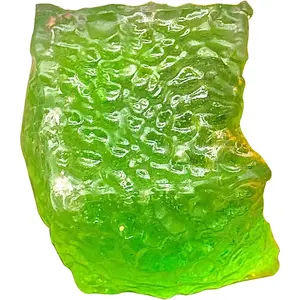 Squeeze Toy Frosted Honeycomb Ice Cube Soft Soft Fidget Stress Relief Sensory Tool 2.2 Inch Medium Size Vibrant Candy Color for Kids Adults Quick Recovery TPR Hand Palm Kneading Green