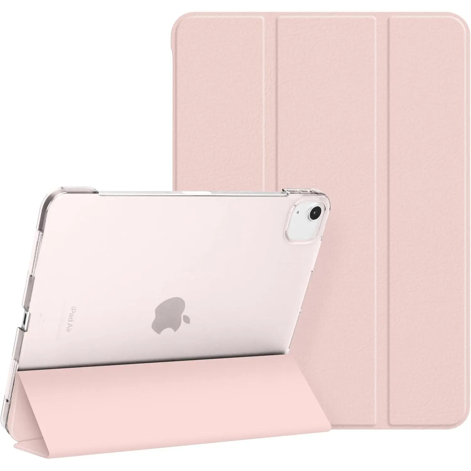 for iPad Air 13 inch M4/M3/M2 2026/2025/2024 Case, iPad Pro 12.9 (6th/5th Generation 2022/2021), Hard PC Translucent Frosted  Shell Case with Auto Wake/Sleep, Trifold Stand Cover,