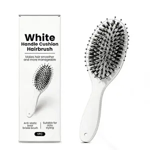 First Time Big Discount on Pure Boar Bristle & Nylon Brush for Silky, Shiny Hair – Includes Ergonomic Wide Paddle and Travel Cover