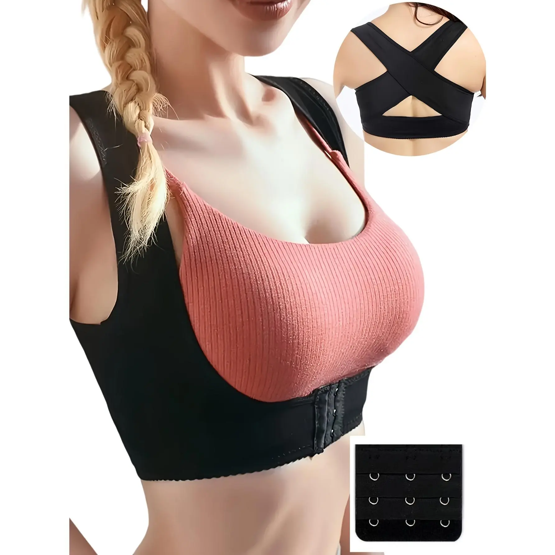 Push-up breast brace top brace anti-sagging underwear bra Invisible Shapewear vest
