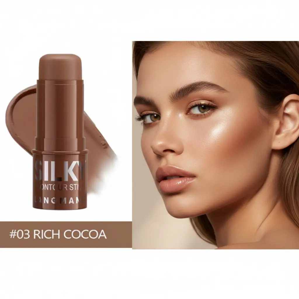Matte Antique Bronze Contour Stick, Bronzer Stick, Bronzing Stick, Creamy texture, sculpts contours, long-lasting, smudge-resistant, creates 3D camera-ready look, precise contouring, multi-purpose face makeup, suitable for all skin tones