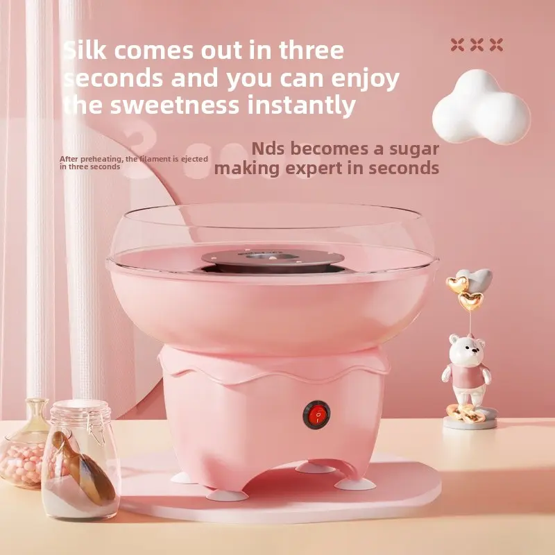 Fully automatic mini DIY trolley-style home marshmallow machine