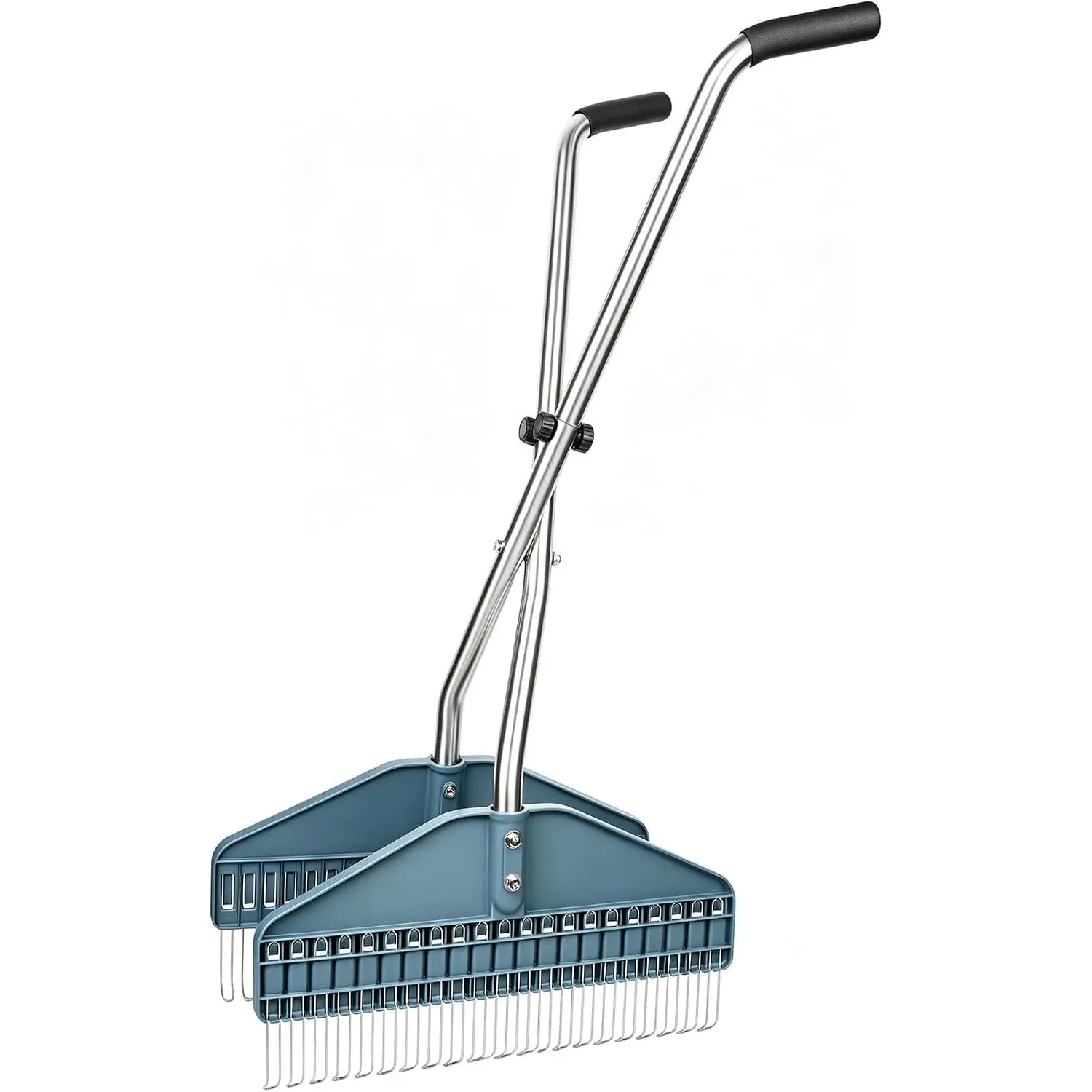Leaf Grabber Rake, 37.7 Inches, 3.4 Pounds(Angle Grip)