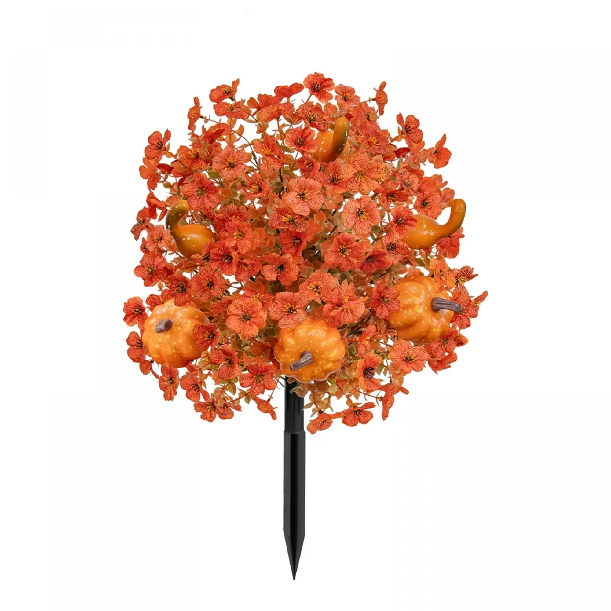 1 Realistic Ground-Style Autumn Pumpkin – Lifelike Mini Pumpkin Decor – Suitable for Rooms, Home, Outdoors, Patios, Fall Festivals, Halloween, Rustic Farmhouses, and Thanksgiving Decor
