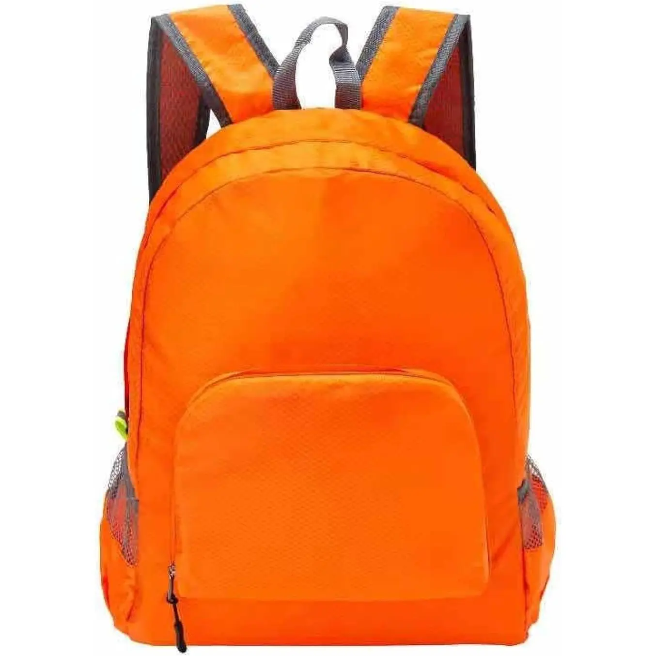 Lightweight Packable Backpack, 33L Foldable with Durable Zipper Pockets for Hiking, Travel, and Everyday Carry - Orange, Travel Luggage Bags, Hiking Backpacks, Carry On Backpacks