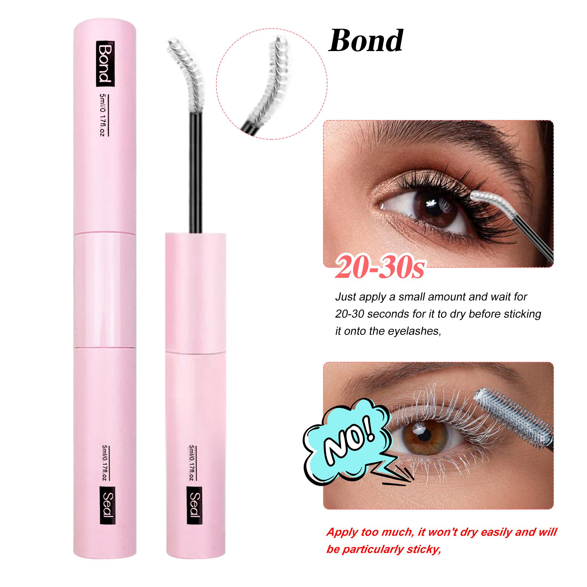 Individual False Eyelashes Kit, 1 Set Curling False Eyelashes with Glue & Tweezers & Lashes Curlers & Glue Remover, Individual Eyelash, Eyelashes Extension Eye Makeup Enhancement Tool, Gift, Volume Individual Lashes