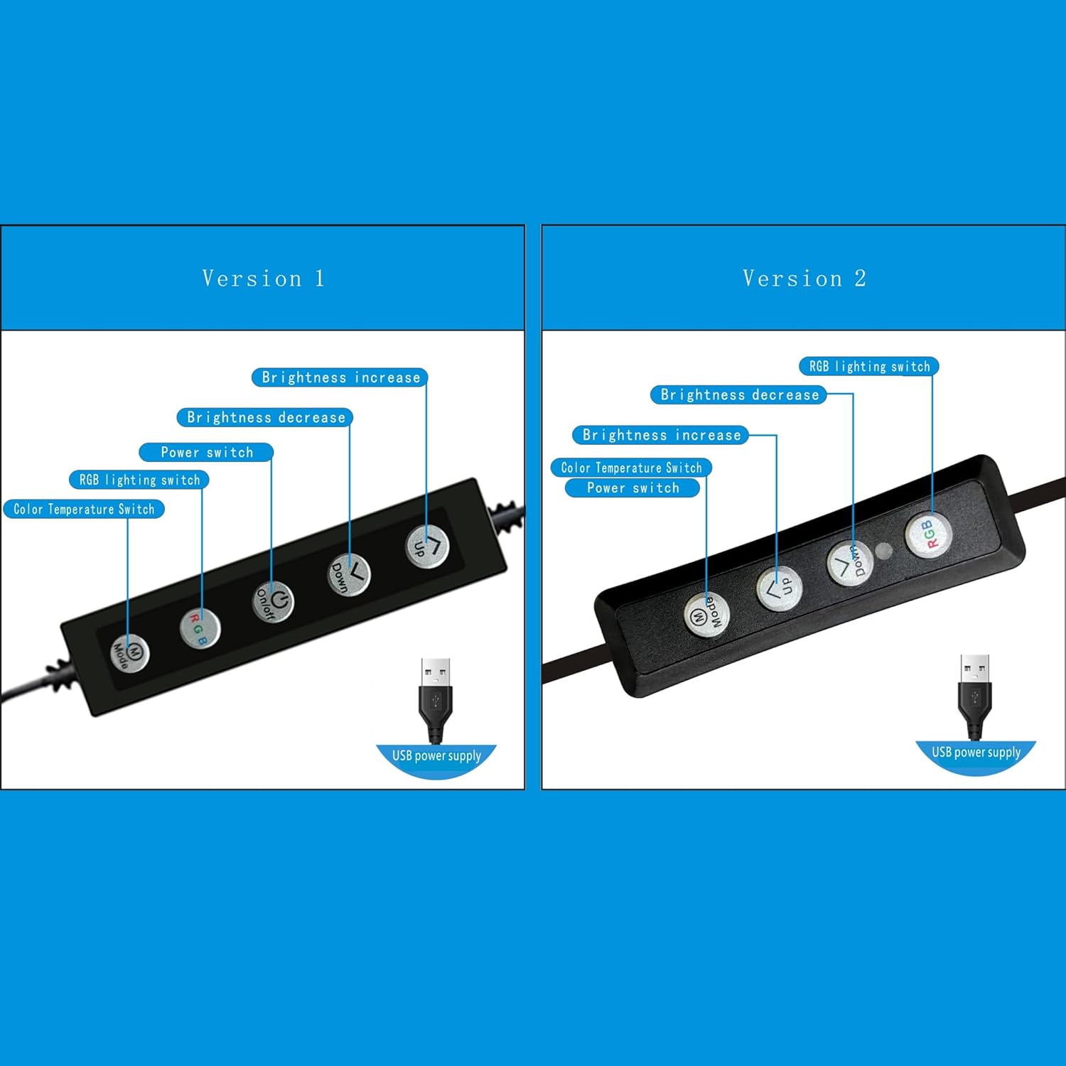 10" Selfie Ring Light with 4" Desktop Tripod Stand & 1 Phone Holder, LED Ringlight with Dimmable Modes(RGB) for Makeup/Photography/Videos/Vlog/ (STDLR10-V2)