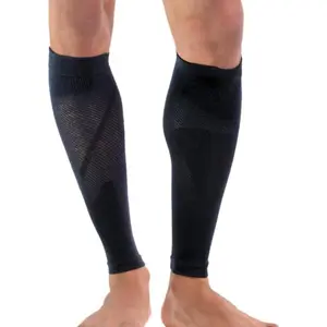 Calf Compression Sleeves  Men & Women |   Running Shin Splint Support - Footless Socks Varicose Pain Relief