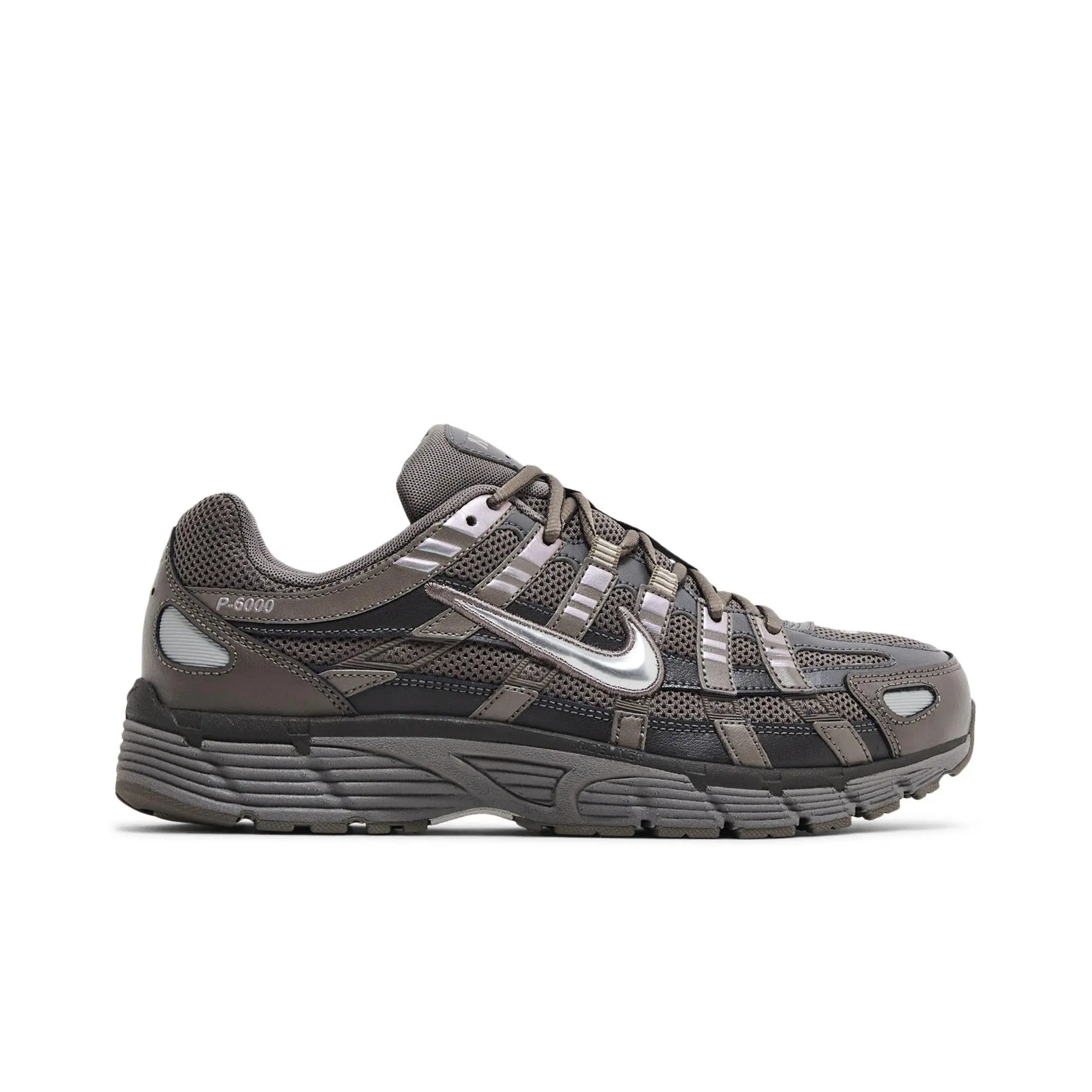 Nike P-6000 'Cave Stone Metallic Silver' (Unisex) Cave Stone/Medium Ash/Flat Pewter/Metallic Silver running shoes CD6404 202