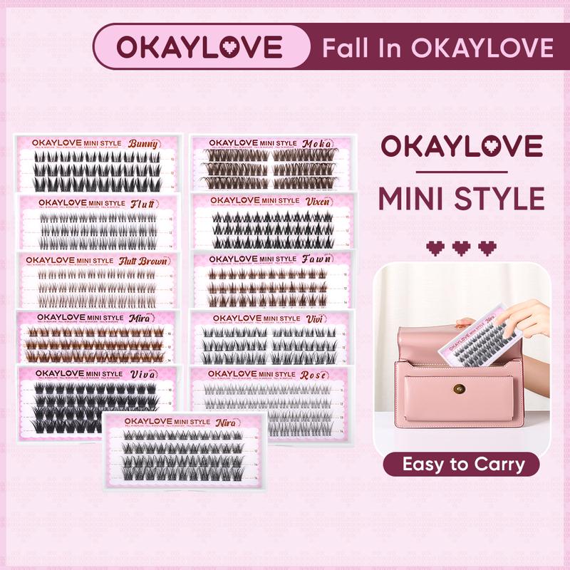 OKAYLOVE MINI Lash Clusters Trial pack Lash Extension Mini Pack ...