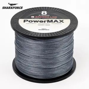 8-Strand Braided PE Fishing Line, 500m/546yds, 12-90LB Max power, Super strong and Smooth Wear Resistant Fishing line, freshwater and saltwater