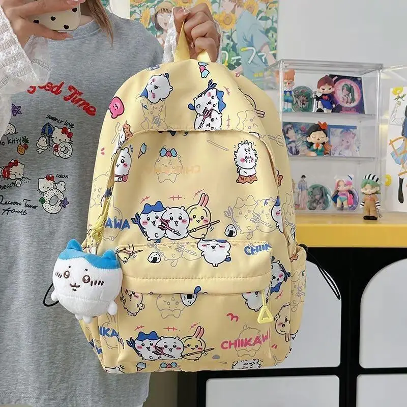 Anime Usachi Chiikawa Schoolbag Hachiware Student Campus Backpack Cute Versatile Commuter Large Capacity Backpack Festival Gift
