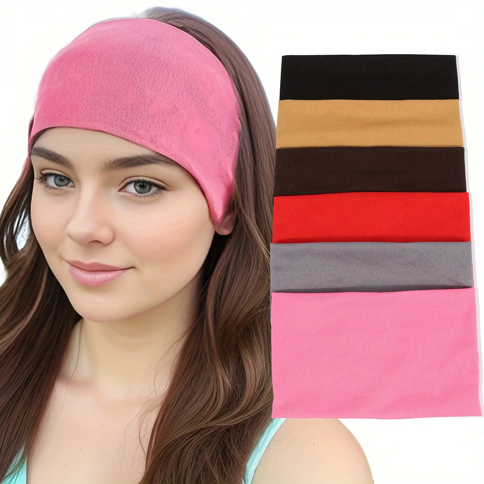 3pcs Fabric Wide Band Headband Sports Women'S Daily Outer Wear Face Washing Headband All-Match Outdoor Wide Head Cover Premium Headwear, Headbands Women, Casual Sports Headbands