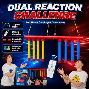 Reflective Rod Challenge Game Set, Hand-Eye Coordination Toy, Interactive Play, Speed Reaction Test, Family Fun Game, Adults, Perfect Christmas Gift