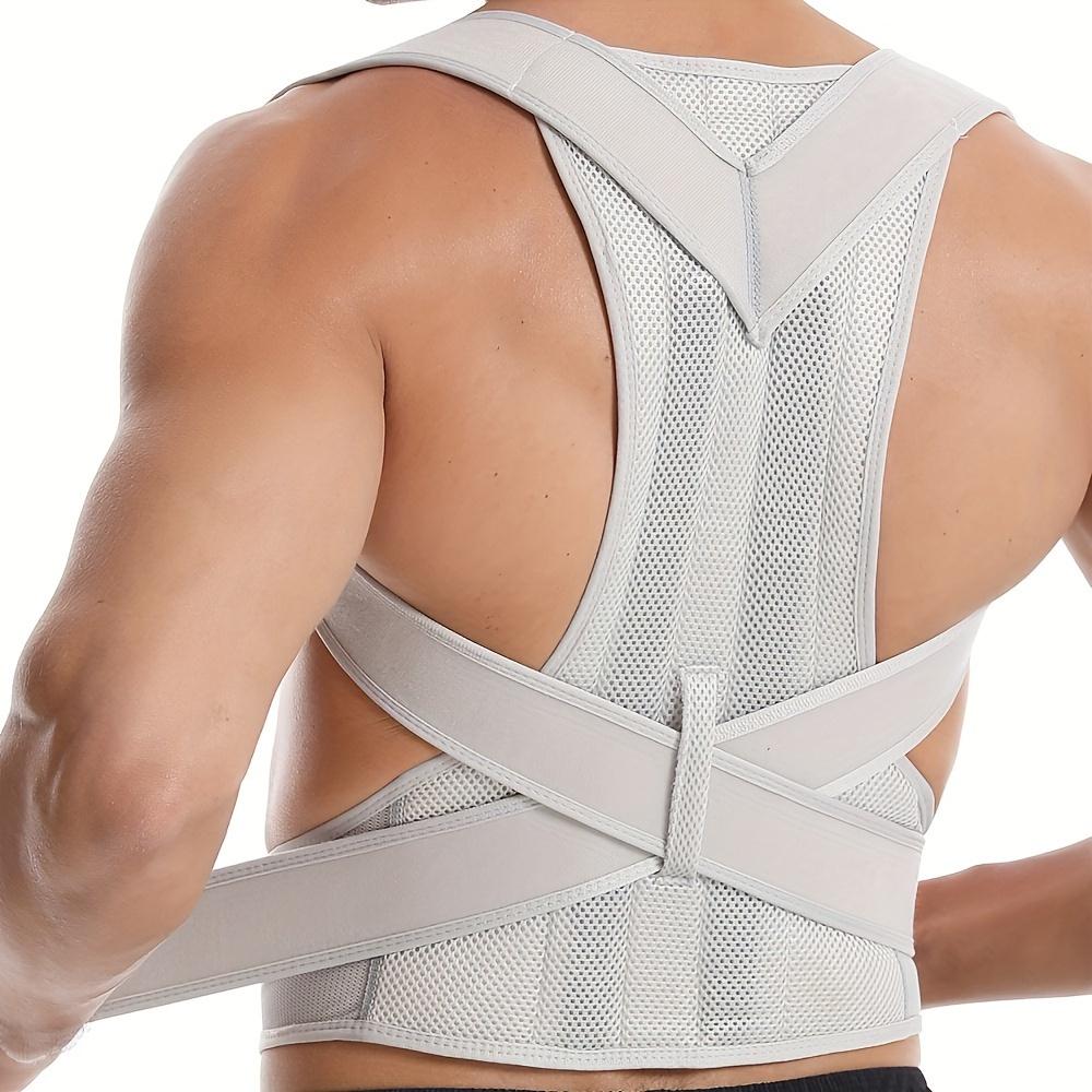 Ergonomic Posture Brace, Unisex-Comfortable Back Support-Humpback and Chest Containing Correction-Comfortable and Adjustable, Wear All Day