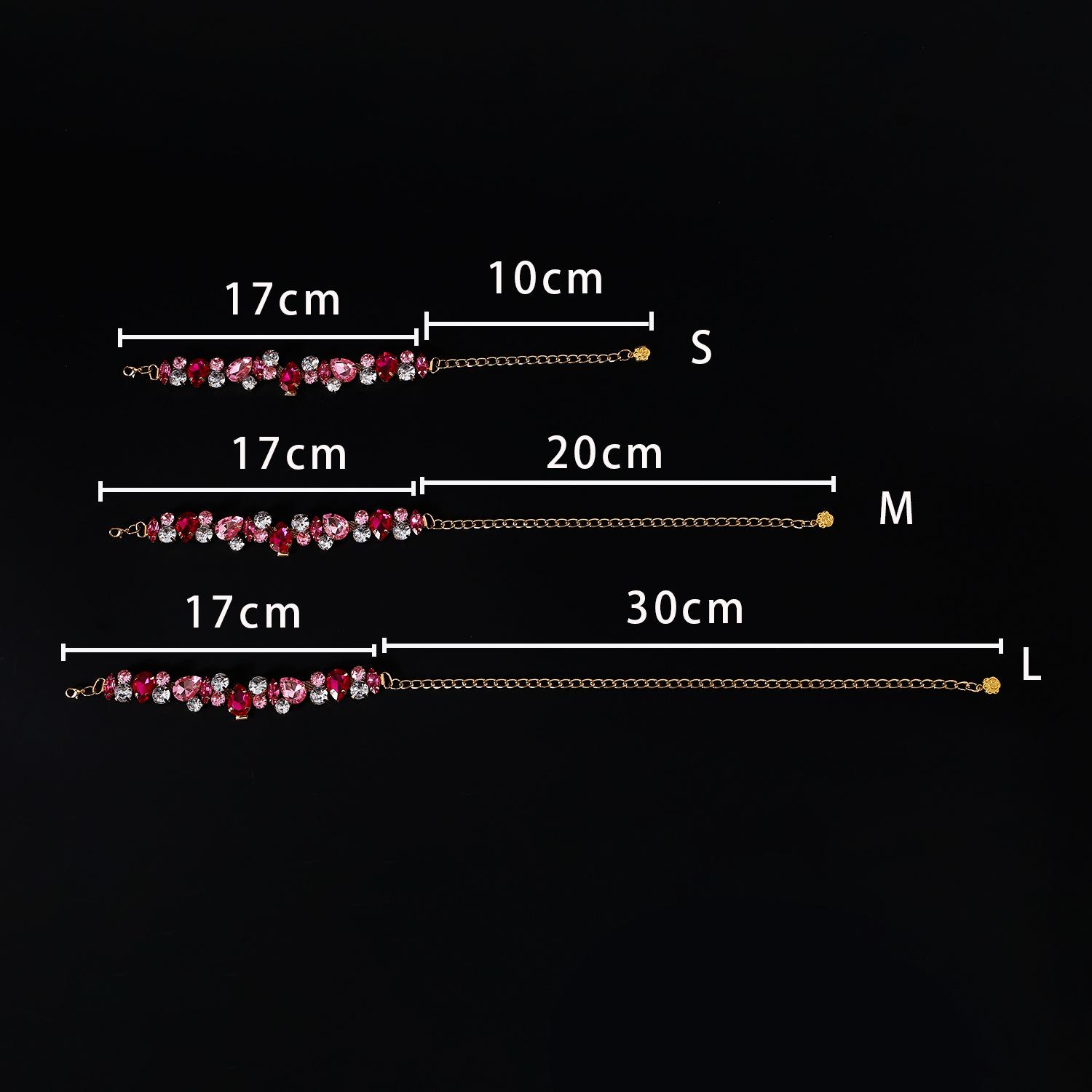 Luxury Pet Necklace: Gemstone & Crystal Chain Collar for Cats and Dogs - Full-Rhinestone, Princess-Style, Teardrop-Accent, Metal Wedding Collar