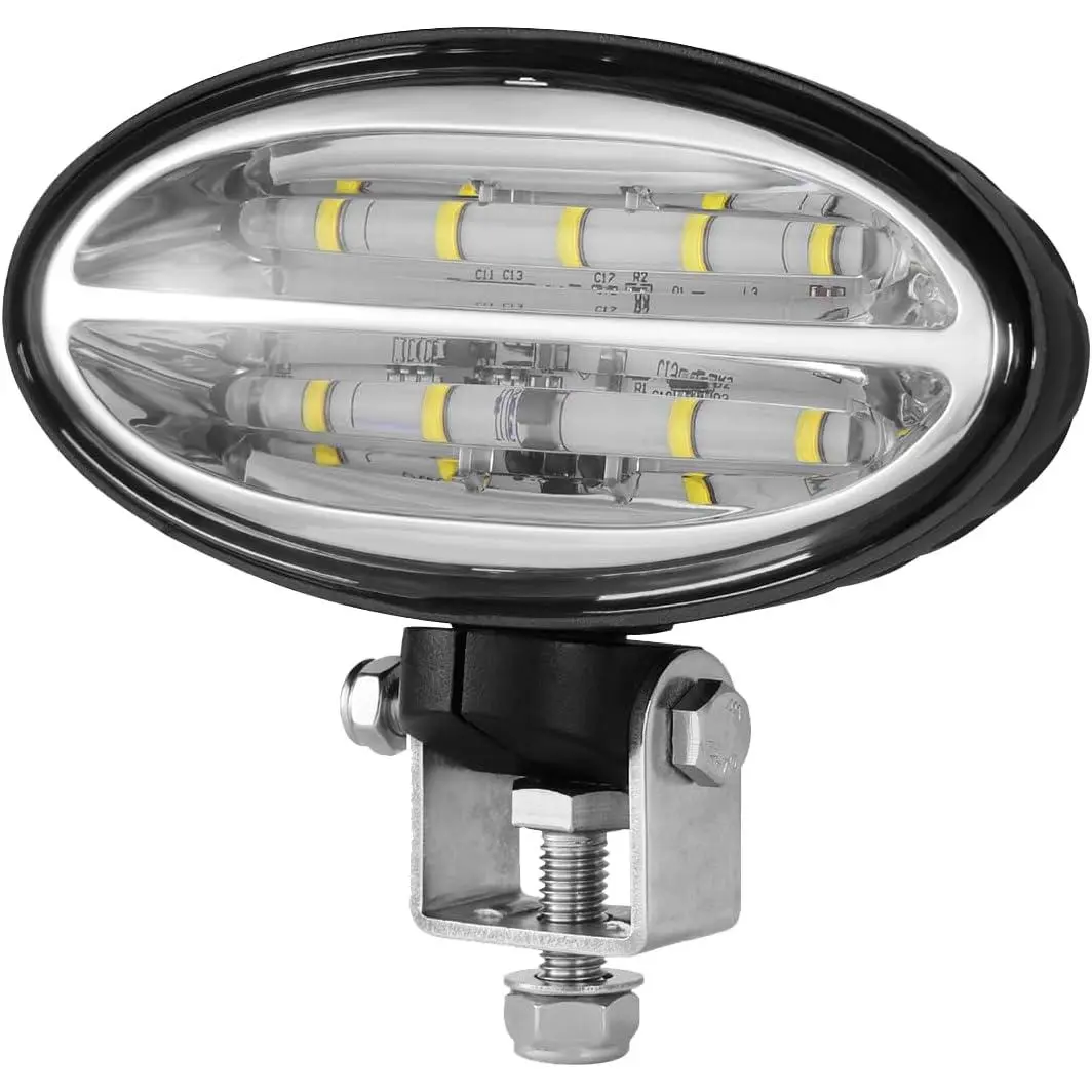 45W owal LED work light upper cab light For John Deere Combine S550, S650, S660, S670, LED Hood Light, compatible with Forage Harvester: 8100, 8200, 8300, 8400, 8500, 8600, 8700, 8800