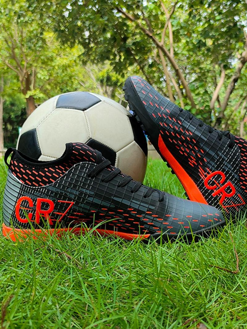 Unisex's Low Top Lace Up Football Shoes, Breathable Comfortable Anti-Slip & Wear-Resistant Football Cleats, Football Training Shoes, Soccer Shoes, Professional Football Boots for Men & Women for All Seasons