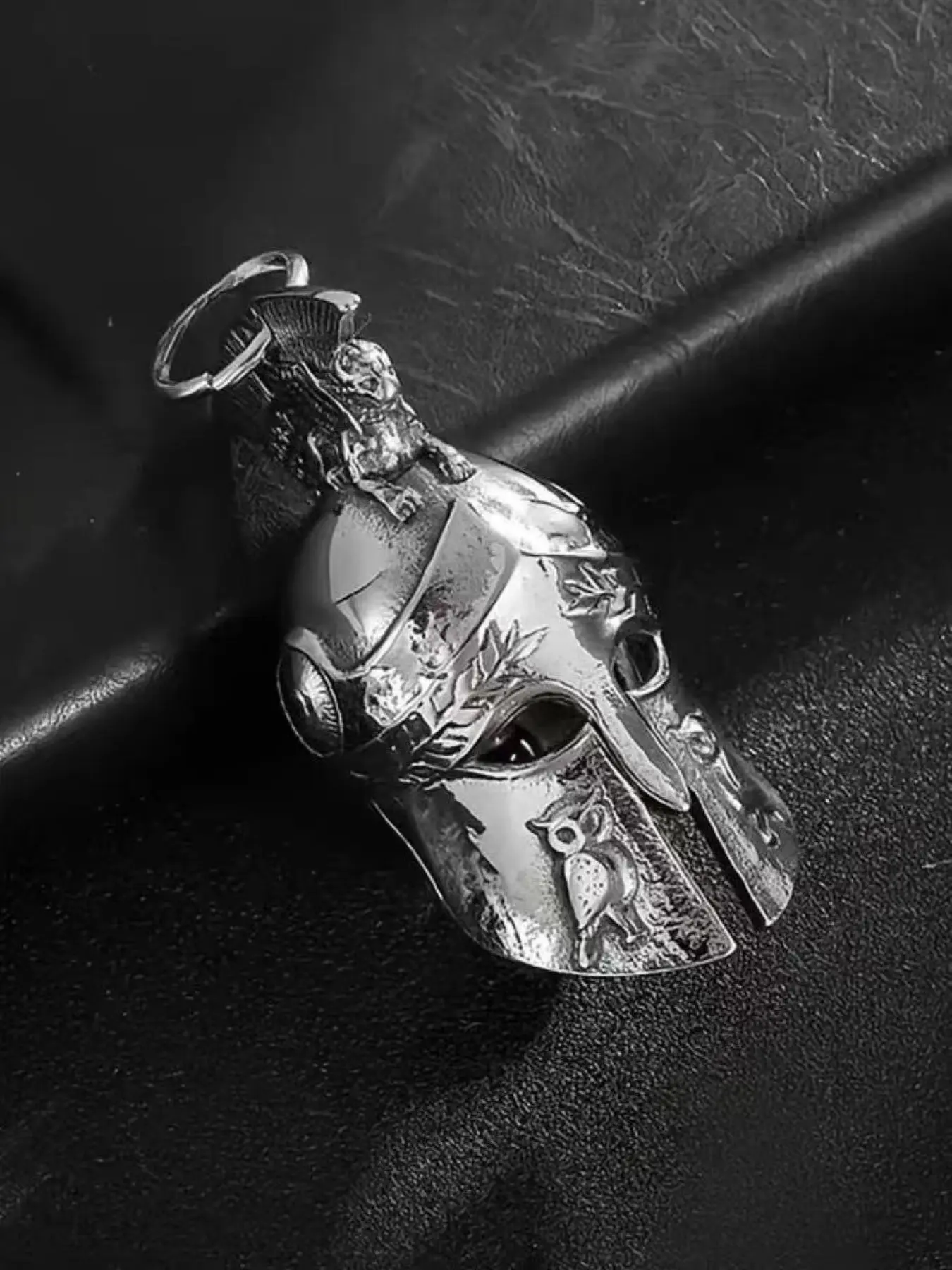 Basque Helmet Bell, Christmas/halloween Bell, Motorcycle Bell/keychain, Unisex, with Pendant, Lucky Riding Bell, Motorcycle Accessories