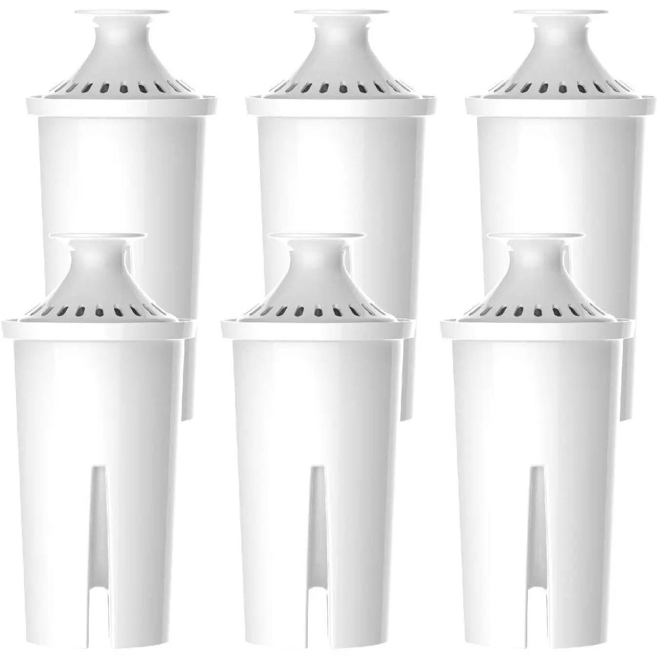 706 Pitcher Water Filter, Replacement for Brita Classic 35557, OB03, Mavea 107007, Brita Pitchers and Dispensers, Amazon Basics 10-Cup Pitcher, NSF Certified, Reduces Lead, 6 Pack