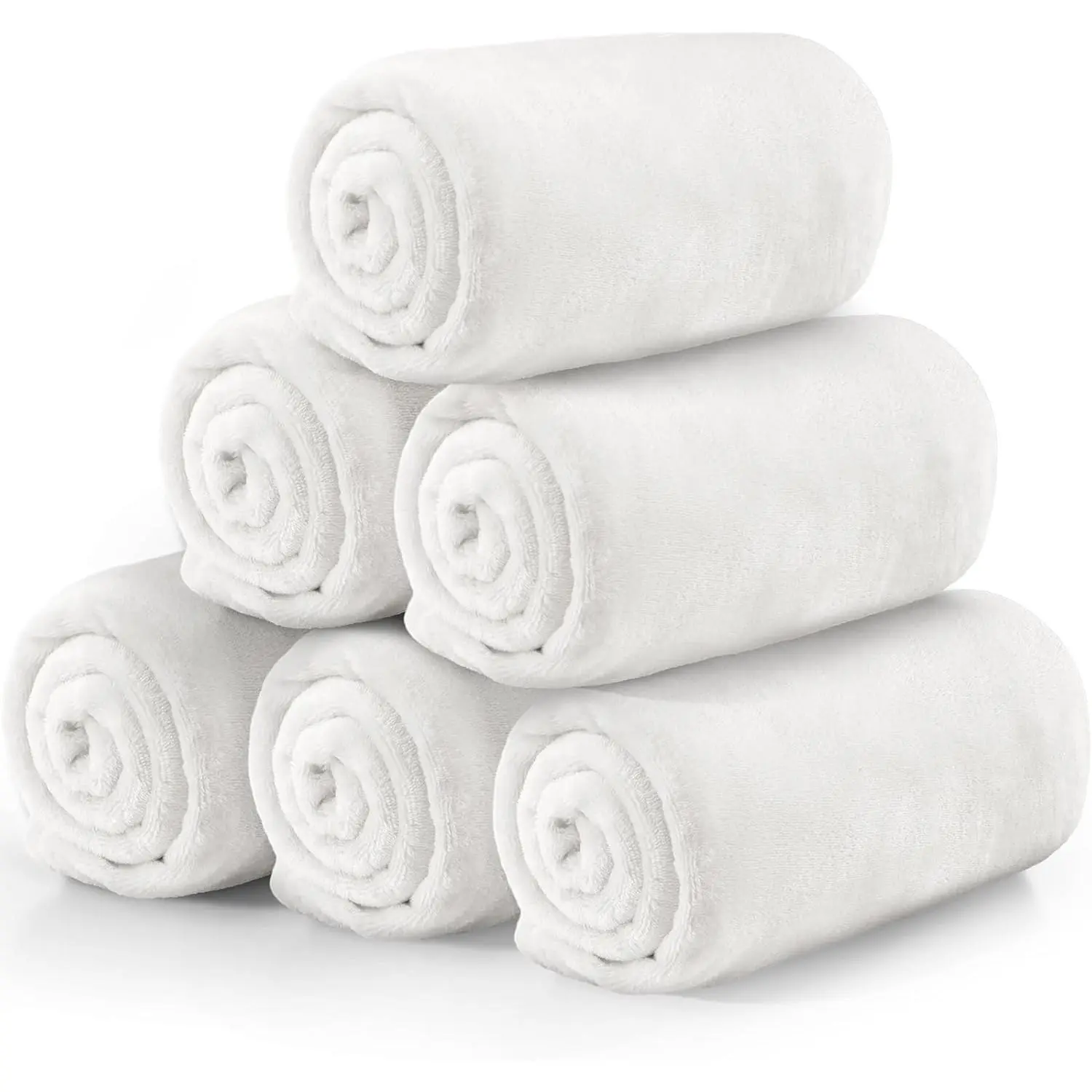 Flannel Fleece Throw Blanket Bulk 50 x 60 Inch Soft Fleece Blanket Warm Throw Blankets Coral Blankets for Couch Sofa  Wedding Gifts
