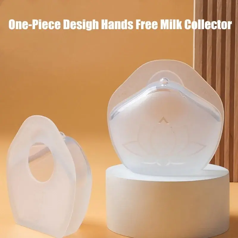 Silicone Wearable Milk Collector, 70ML Large Capacity, Reusable Leak-Proof Nursing Cup, Baby Breastfeeding Milk Saver, 1pc New