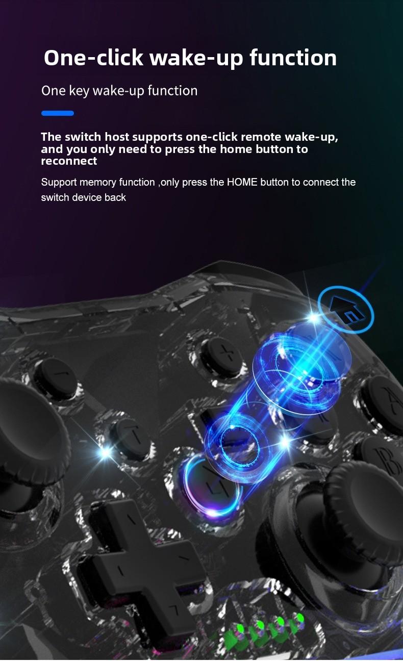 Wireless Bluetooth Dual Controller for Switch PC Steam Android iOS Gamepad