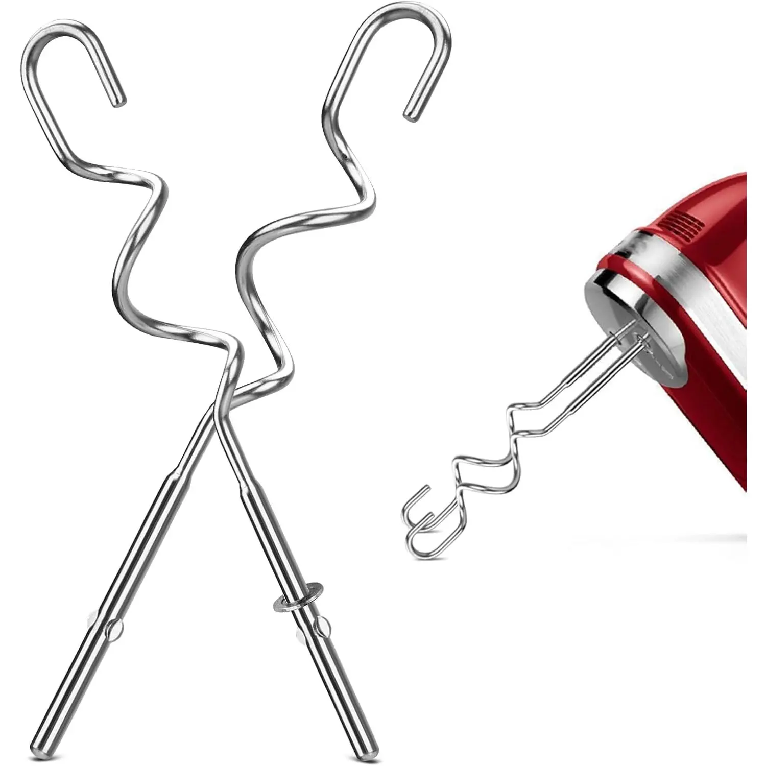 Dough Hooks  for  Hand Mixer KHM512 Attachment