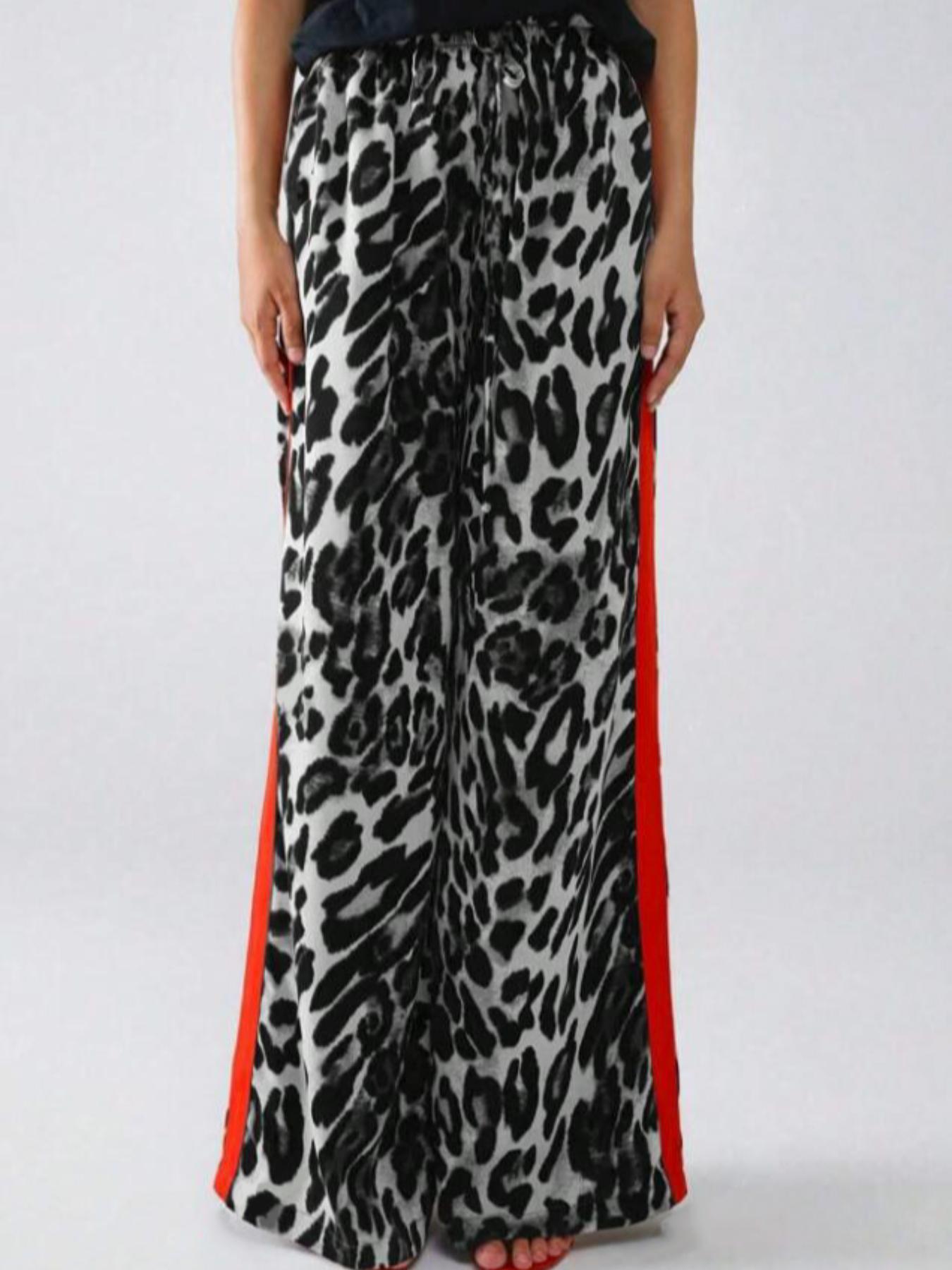 Women's Leopard Print  Pants, Casual Comfy Trousers for Daily Wear, Ladies Bottoms for All Seasons, Womenswear, Loungewear