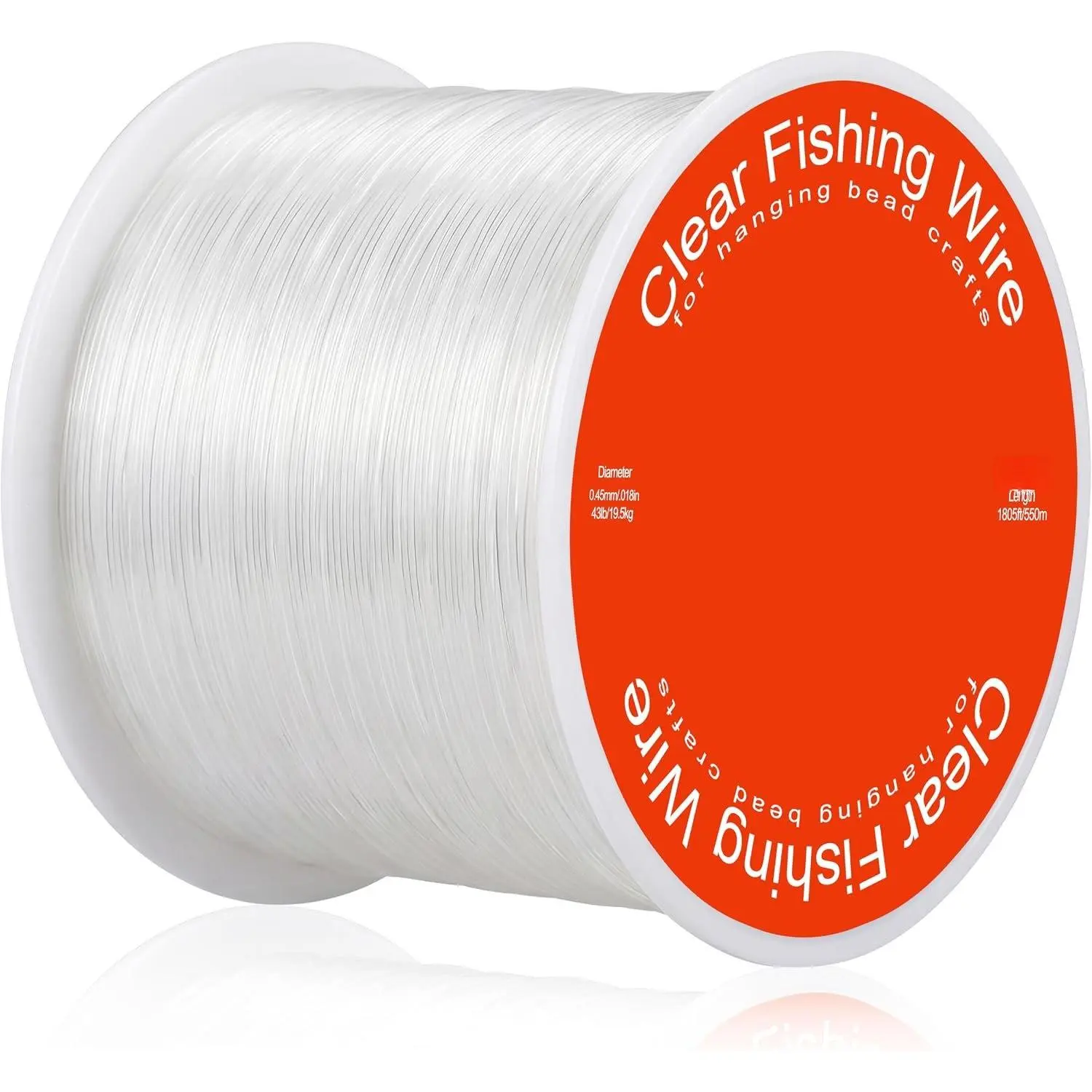 Fishing Line 1805 FT-Supports 43 LB  Invisible Nylon String |  Decorations,Balloon Arch, Making,Beading,Bracelets And Crafts-Durable Monofilament Clear Fishing Wire