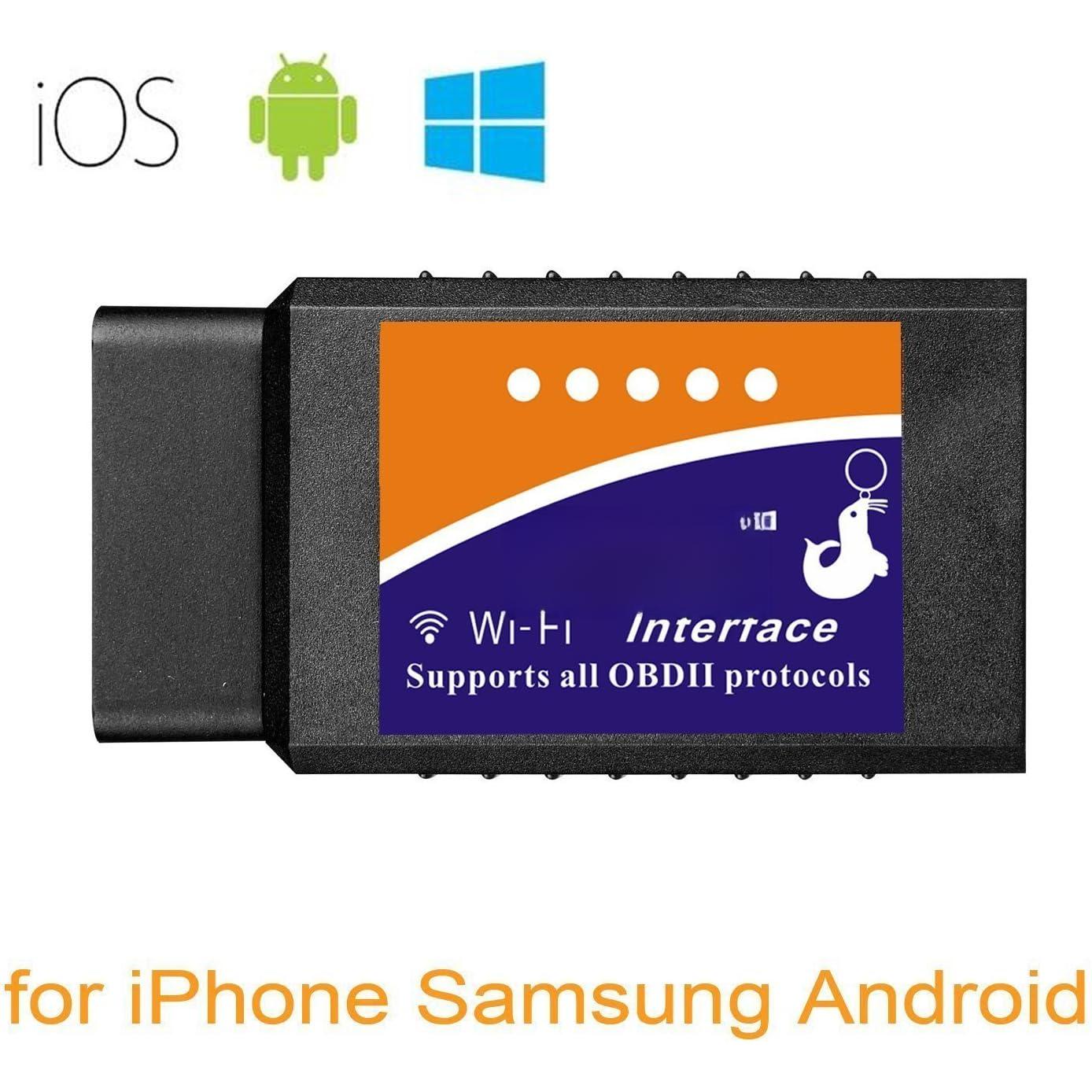 Wifi OBD2 Scanner,  Code Reader Check Engine Light Diagnostic Scan Tool for iOS and Android