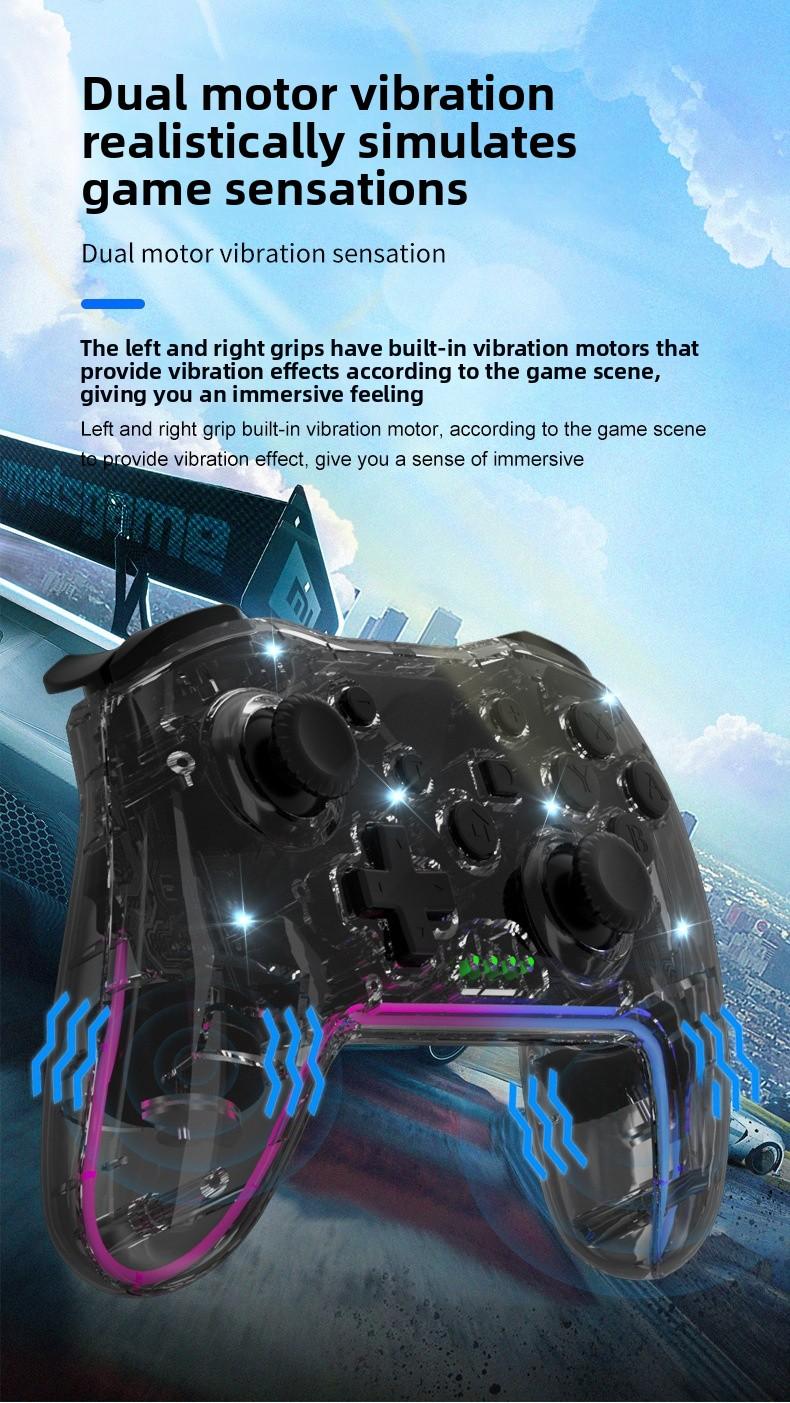 Wireless Bluetooth Dual Controller for Switch PC Steam Android iOS Gamepad