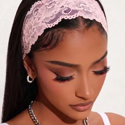 Women's 1pc Lace Headband, Suitable for Daily Wear, Summer Hair Accessory, Vacation Beach Headband, Fashion Headbands