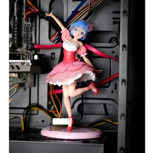 From Zero to Hero Sakura Rem Girl Figure Collectible, Anime Gift Decoration, Cute Character Statue for Fans, Perfect Present for Enthusiasts