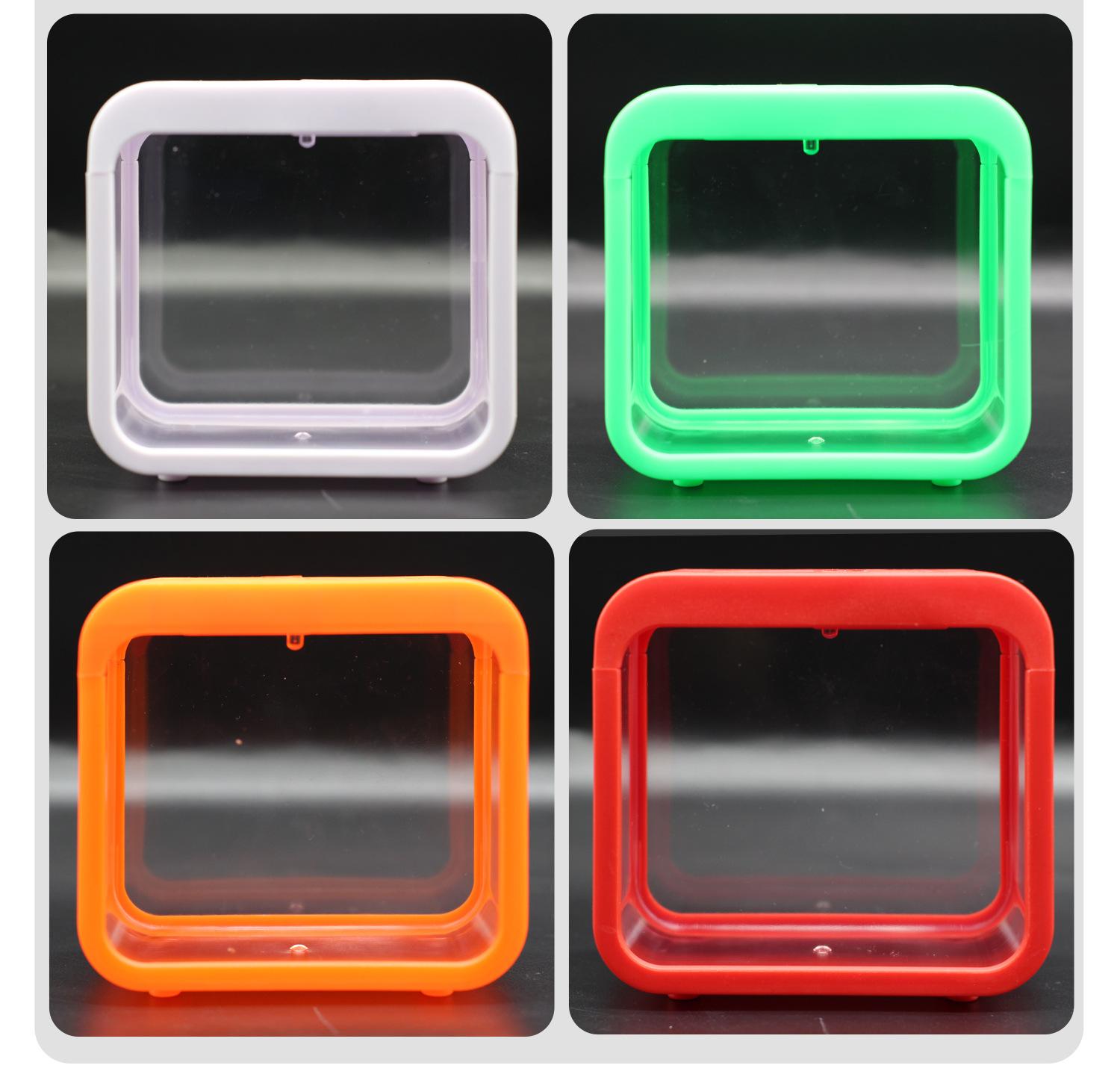 Small Fish Tank for Home Goldfish Betta Tank Acrylic Block Ecological Micro Landscape Mini Aquarium Tank