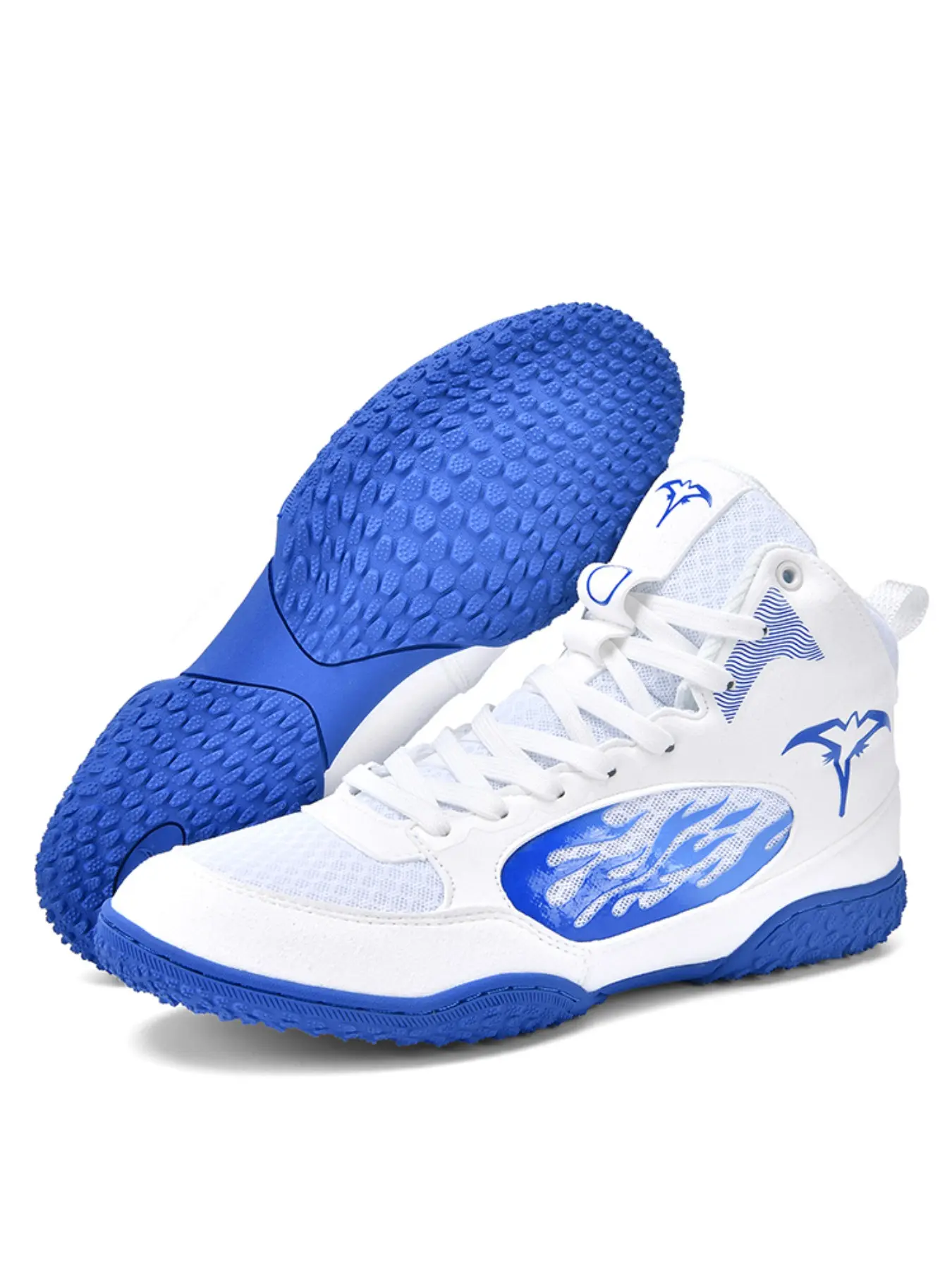 New High-End Men's Training Shoes, Trendy Anti-Slip Durable Boxing Wrestling Shoes, Slip Resistant Shoes, Nonslip Gym Trainers, Suitable for Various Sports Training Scenarios