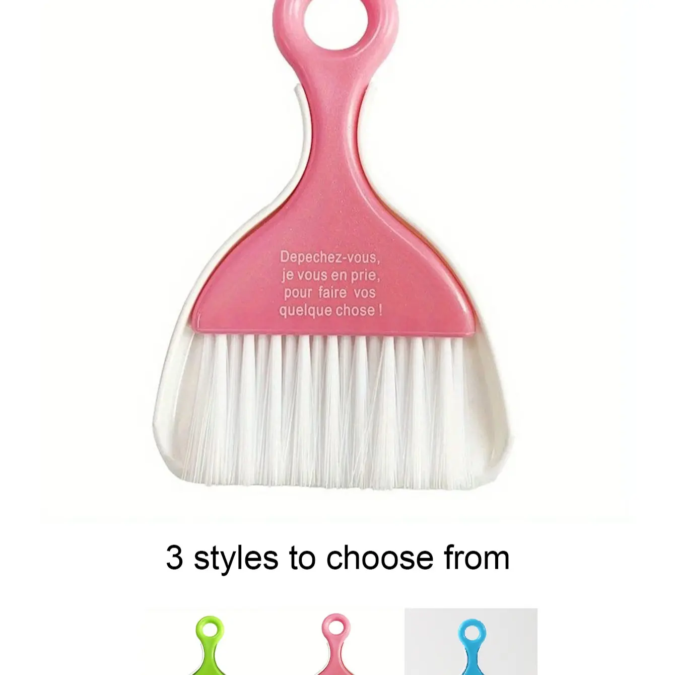 Mini Dustpan Set with Brush, Desktop Broom, Small Cleaning Sweeper, Easy to Hang, Space Saving, Perfect Gift for Craft Lovers, Broom and Dustpan, Broom Dustpan Combo