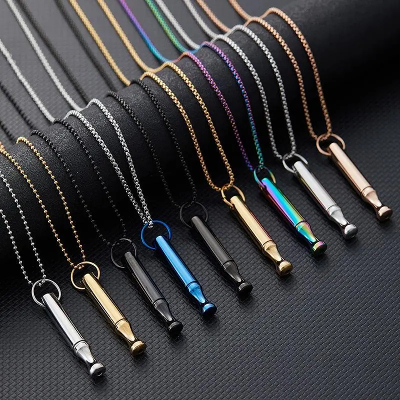 Breathlace Necklace Calm Harmony Anti-Smoking Necklace Breathing Necklace for Anxiety Stainless Steel Mindful Breathing Necklace