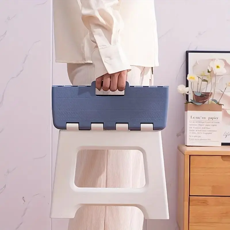 Portable Office Stool, Fashionable and Durable, Space-Saving Foldable Chair, Ideal for Home and Office Use, Easy to Store, Essential Home Item